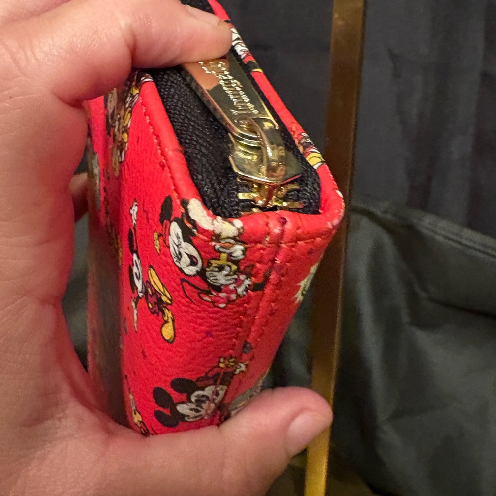 Loungefly Disney Parks Mickey and Minnie’s Runaway Railway Zip-Around Wallet - Picture 14 of 16